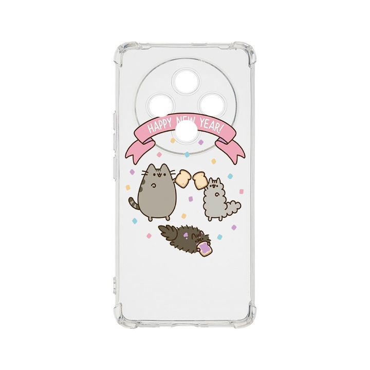 BestCase Anti Shock 1.5MM telefontok, kompatibilis modell Xiaomi Redmi 14C, Happy New Year, Air Cushion Technology, AS 356