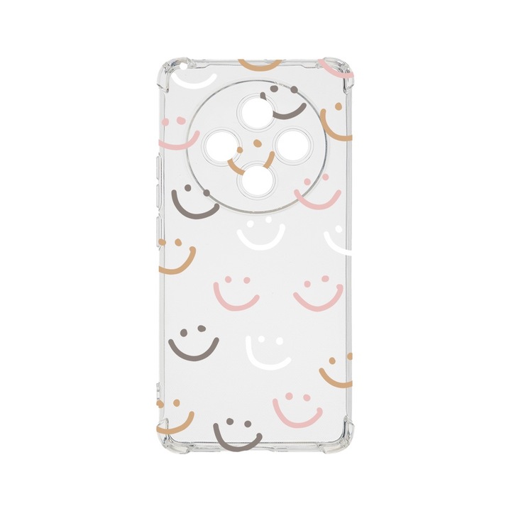 BestCase Anti Shock 1.5MM telefontok, kompatibilis modell Xiaomi Redmi 14C, Smile Please, Air Cushion Technology, AS 985