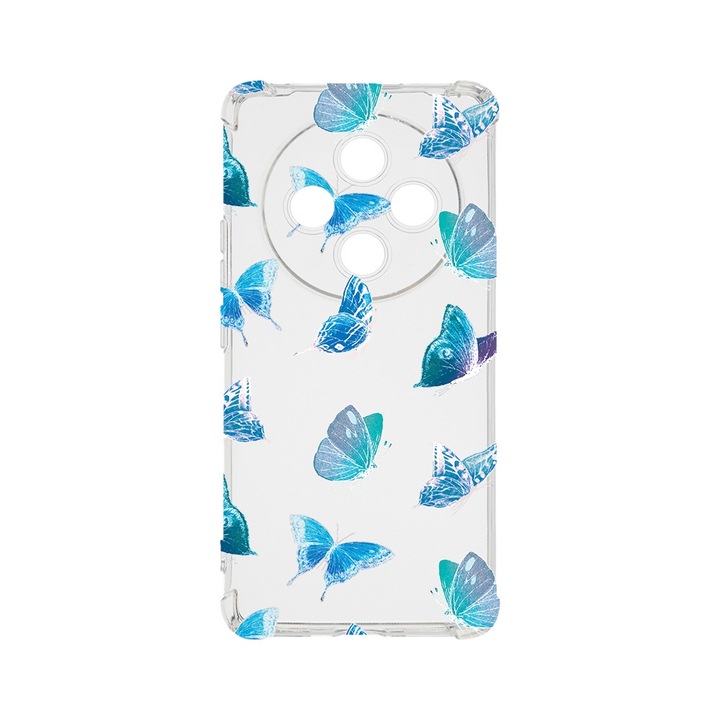BestCase Anti Shock 1.5MM telefontok, kompatibilis modell Xiaomi Redmi 14C, Butterfly Pattern, Air Cushion Technology, AS 1012