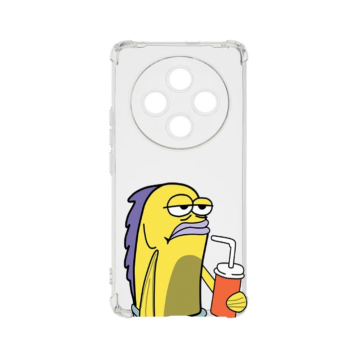 Husa pentru OPPO Reno12 F 5G / Reno12 FS 5G, BestCase® Anti Shock 1.5MM, Meme, Air Cushion Technology, Protectie camera, ecran si colturi, AS 652