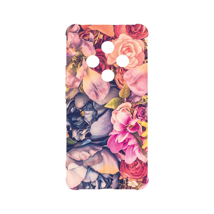 BestCase Anti Shock 1.5MM telefontok, kompatibilis modell Xiaomi Redmi 14C, Floral, Air Cushion Technology, AS 5