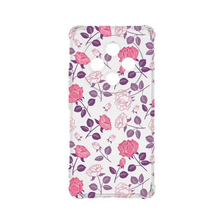 BestCase Anti Shock 1.5MM telefontok, kompatibilis modell Xiaomi Redmi 14C, Rose, Air Cushion Technology, AS 168