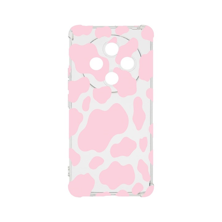 BestCase Anti Shock 1.5MM telefontok, kompatibilis modell Xiaomi Redmi 14C, Pink Cow, Air Cushion Technology, AS 786