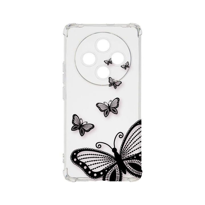BestCase Anti Shock 1.5MM telefontok, kompatibilis modell Xiaomi Redmi 14C, Butterfly, Air Cushion Technology, AS 79