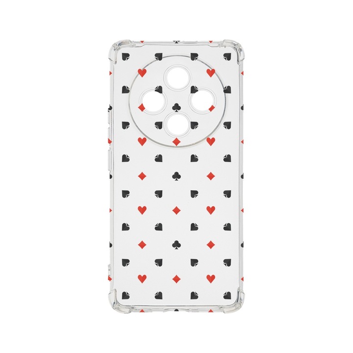 BestCase Anti Shock 1.5MM telefontok, kompatibilis modell Xiaomi Redmi 14C, Poker Pattern, Air Cushion Technology, AS 1448