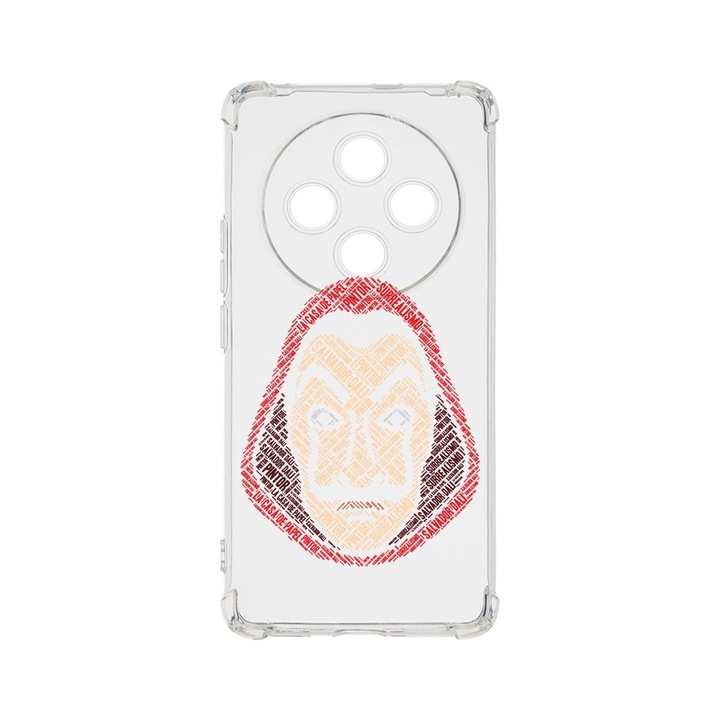 BestCase Anti Shock 1.5MM telefontok, kompatibilis modell Xiaomi Redmi 14C, Calligraphy Money Heist, Air Cushion Technology, AS 1534