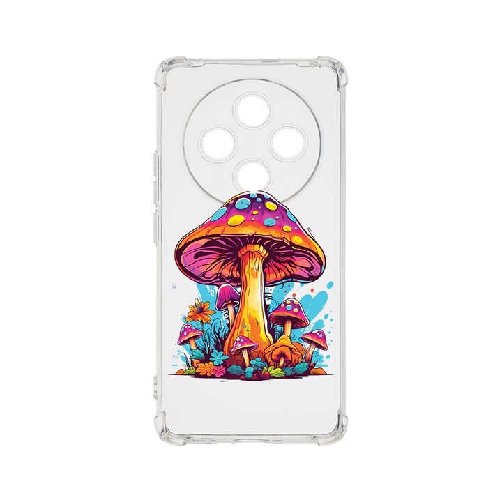 BestCase Anti Shock 1.5MM telefontok, kompatibilis modell Xiaomi Redmi 14C, Dream Colors Mushrooms, Air Cushion Technology, AS 1511