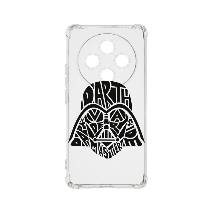 BestCase Anti Shock 1.5MM telefontok, kompatibilis modell Xiaomi Redmi 14C, Calligraphy Darth Vader, Air Cushion Technology, AS 1519