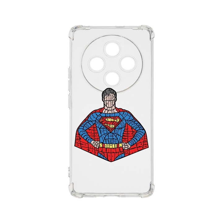 BestCase Anti Shock 1.5MM telefontok, kompatibilis modell Xiaomi Redmi 14C, Calligraphy Superman, Air Cushion Technology, AS 1523