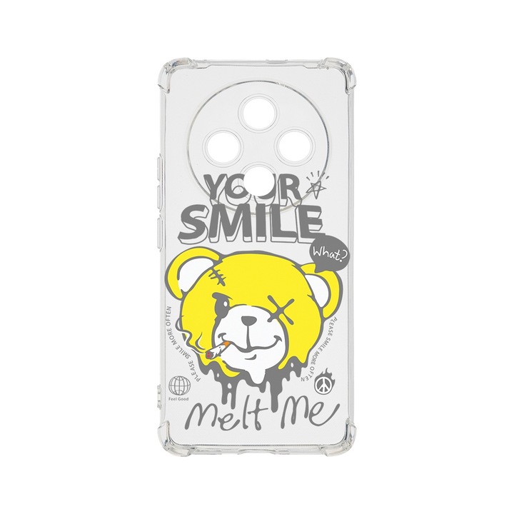 BestCase Anti Shock 1.5MM telefontok, kompatibilis modell Xiaomi Redmi 14C, Teddy Bear Your Smile Melt Me, Air Cushion Technology, AS 1560