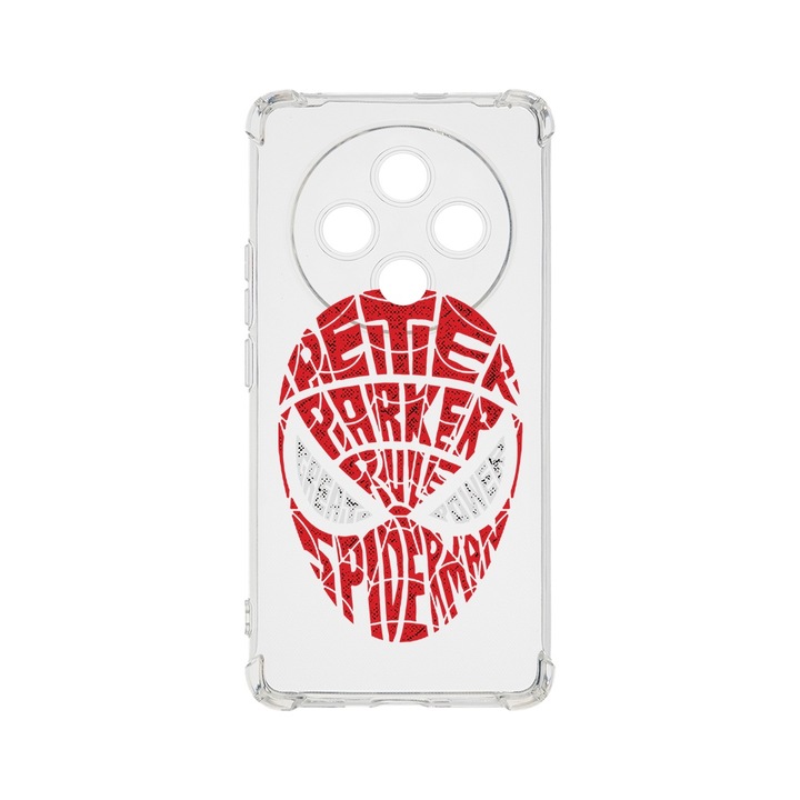 BestCase Anti Shock 1.5MM telefontok, kompatibilis modell Xiaomi Redmi 14C, Calligraphy Peter Parker, Air Cushion Technology, AS 1528