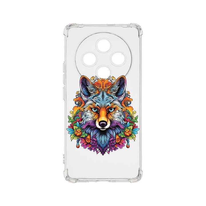 BestCase Anti Shock 1.5MM telefontok, kompatibilis modell Xiaomi Redmi 14C, Dream Colors - Wolf, Air Cushion Technology, AS 1585