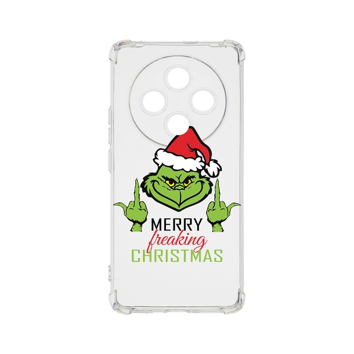 BestCase Anti Shock 1.5MM telefontok, kompatibilis modell Xiaomi Redmi 14C, Grinches - Merry Xmas, Air Cushion Technology, AS 1603