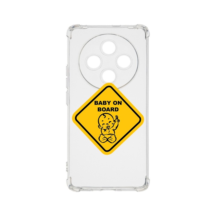 BestCase Anti Shock 1.5MM telefontok, kompatibilis modell Xiaomi Redmi 14C, Baby On Board, Air Cushion Technology, AS 1673