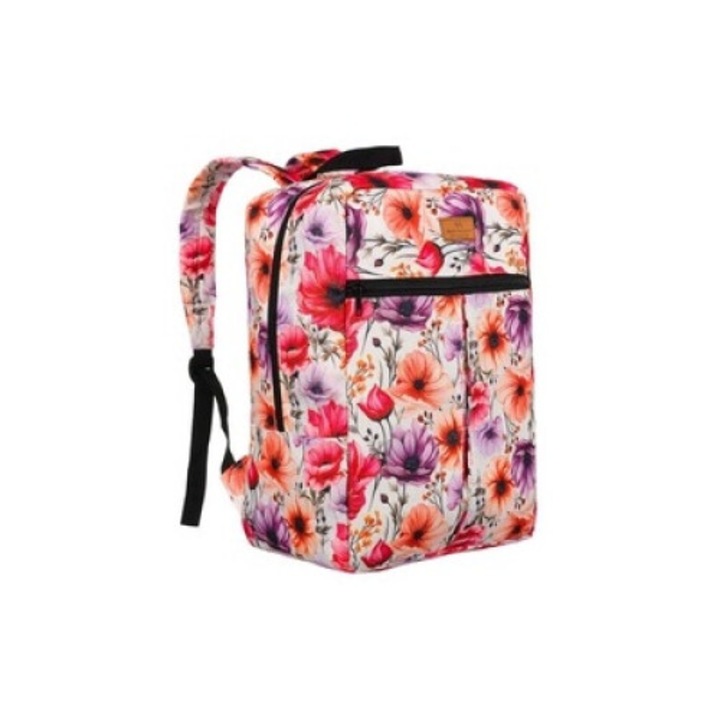 Rucsac calatorie, Rovicky, sportiv, model floral, 40x20x25cm