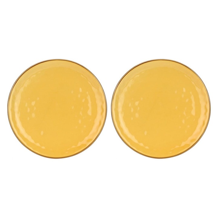 Комплект 2 чинии за пица, Rose e Tulipani, 33 см, многоцветни