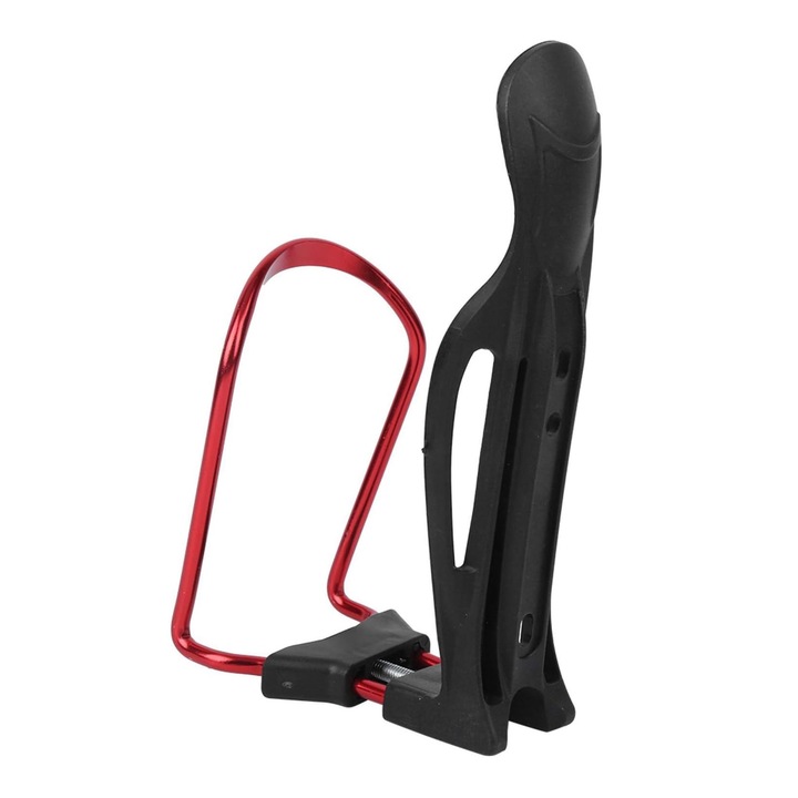 Държач за бутилка вода за велосипед, 16×7.2×5.5cm, Червен