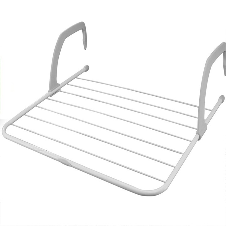 Szárítógép, Műanyag, Méretek 65x54x16cm, Rögzíthető erkélyhez vagy radiátorhoz