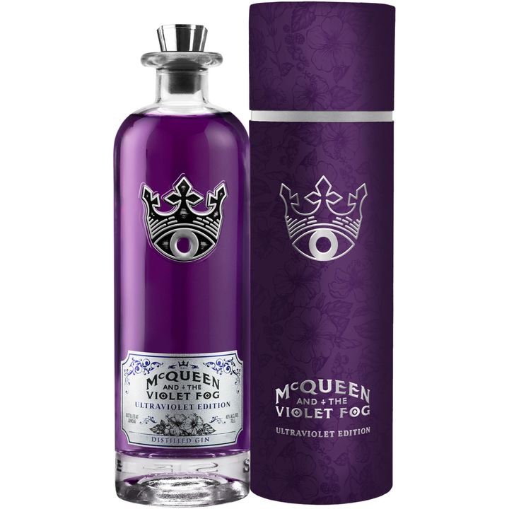Gin Ultraviolet, McQueen, Special Gift Tube, 0.7L