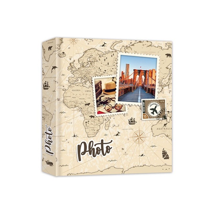 Албум за снимки ZEP Adventure Brown, С джоб, За 200 снимки 13х19 см