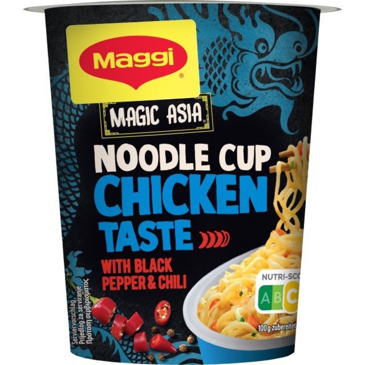 Спагетини в чаша, MAGGI MAGIC ASIA, с вкус на пиле, 63g
