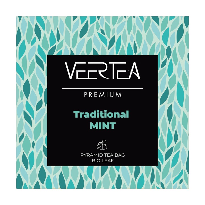 Menta tea, Veertea, 40 db Piramis csomag x 2,5 g