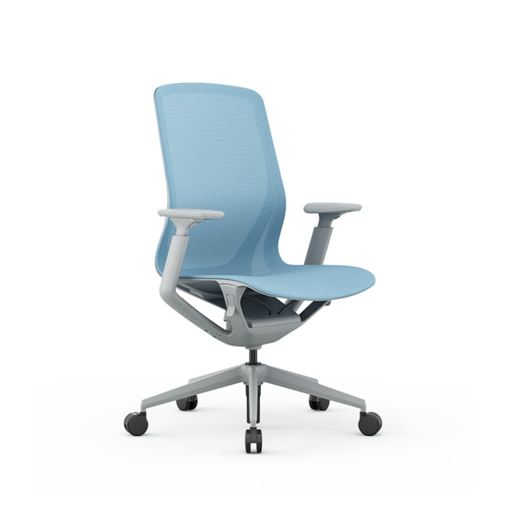 Офис стол Enzo - Светло син