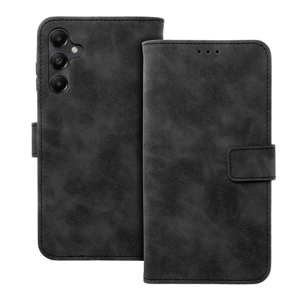 Husa pentru Samsung A16 Daden Leather Flip, tip carte, Suport card, Functie de Stand si Inchidere Magnetica, Protectie Sporita, Negru
