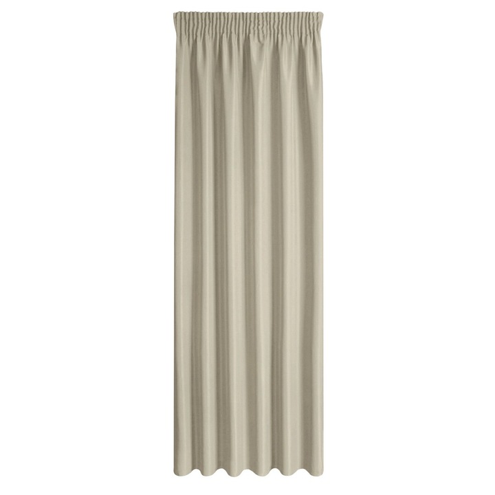 Draperie RITA 140 x 270 cm rejansa Eurofirany bej inchis