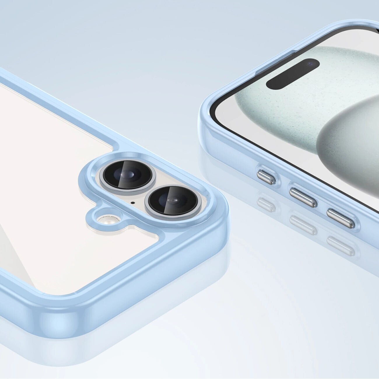 Carcasa Outer Space compatibila cu iPhone 16 Blue