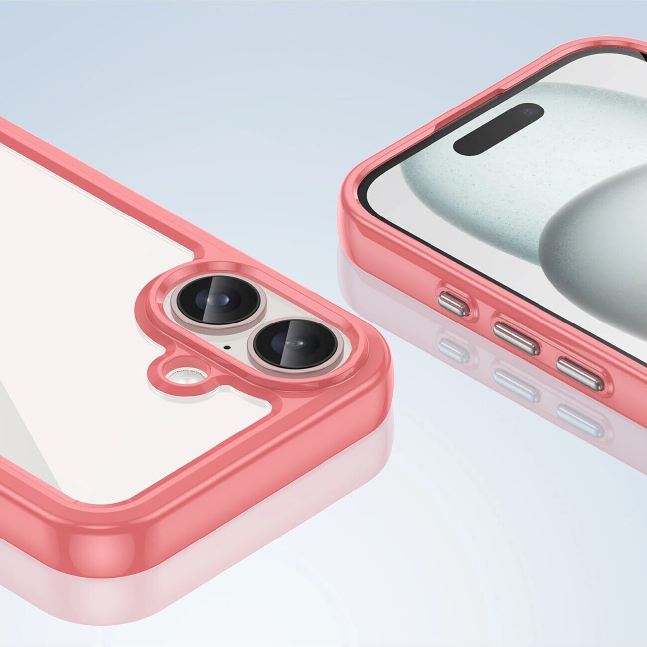 Carcasa Outer Space compatibila cu iPhone 16 Plus Red