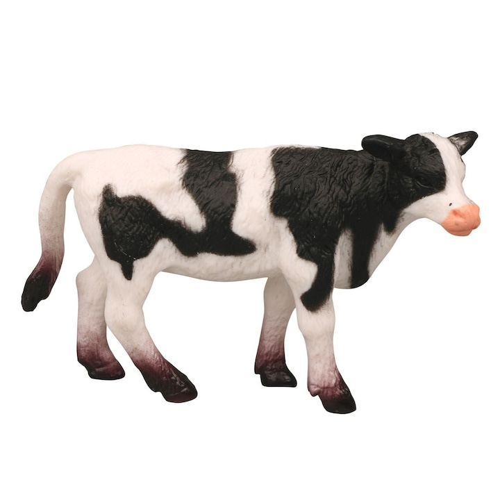 Set Jucarii Animale de Ferma, 4 Bucati, Multicolor, Plastic, 8-9cm