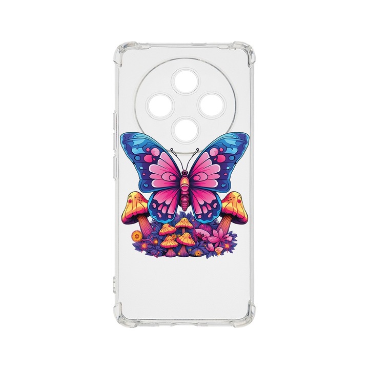 BestCase Anti Shock 1.5MM telefontok, kompatibilis modell Xiaomi Redmi 14C, Dream Colors - Butterfly, Air Cushion Technology, AS 1573