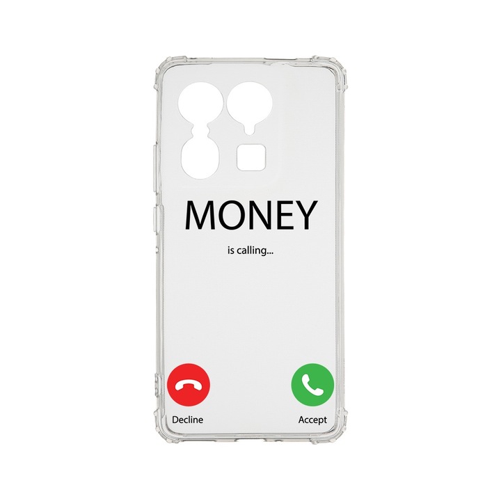 Husa pentru Motorola Edge 50 Ultra, BestCase® Anti Shock 1.5MM, Money Is Calling, Air Cushion Technology, Protectie camera, ecran si colturi, AS 986