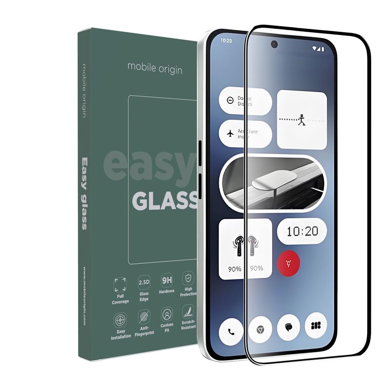 Folie sticla Mobile Origin EasyGlass compatibila cu Nothing Phone 2a Black