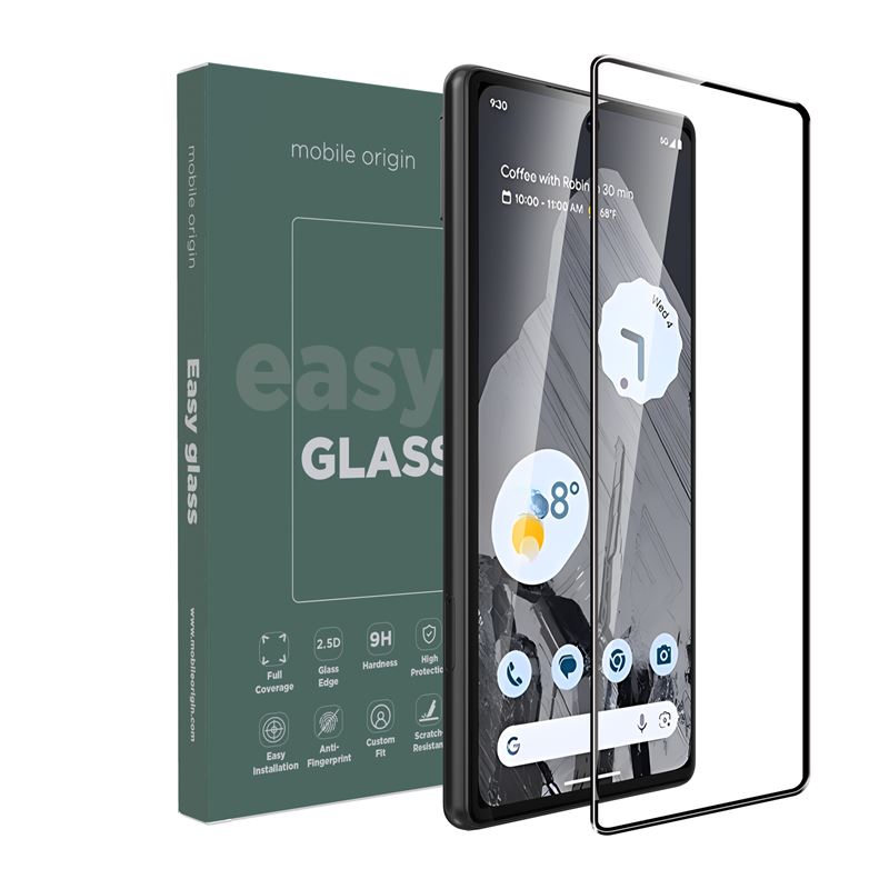 Folie sticla Mobile Origin EasyGlass compatibila cu Google Pixel 8 Pro Black