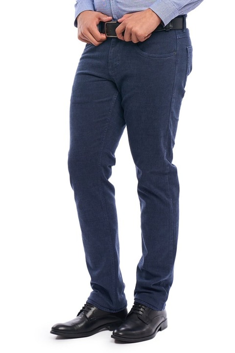 Férfi farmernadrág regular fit, Navy Smart