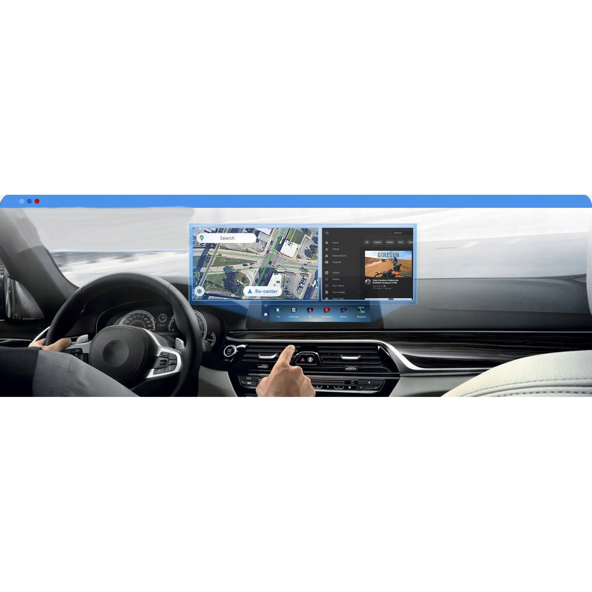 Adaptopr OttoAibox i3 4/64 GB Wireless Apple Carplay si Android cu