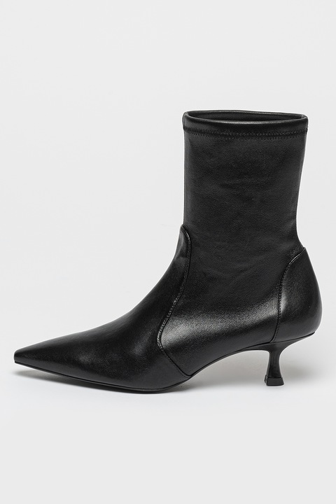 STUART WEITZMAN, Botine de piele Naomi 50, Negru