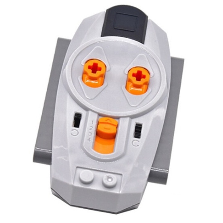 Команден блок 8885 и IR приемник 8884, Капацитет на батерията 2 x 1.5v AAA, Съвместим с Lego Technic, Сив