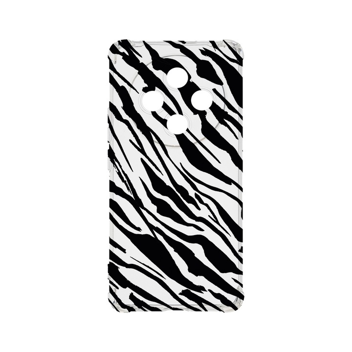 BestCase Anti Shock 1.5MM telefontok, kompatibilis modell Xiaomi Redmi 14C, Zebra Pattern, Air Cushion Technology, AS 1059