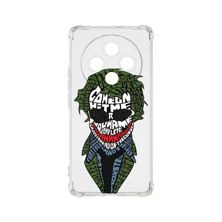 BestCase Anti Shock 1.5MM telefontok, kompatibilis modell Xiaomi Redmi 14C, Calligraphy Why are you so serious?, Air Cushion Technology, AS 1531