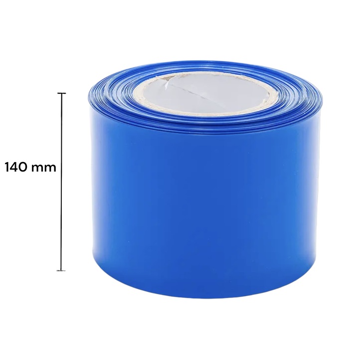 Tub PVC Termocontractabil 140 mm pentru Acumulatori