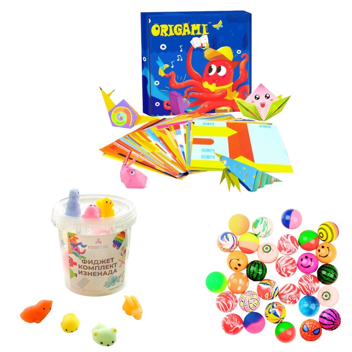 Комплект Джъмбо Фиджет Играчки за Забавление, Многоцветен