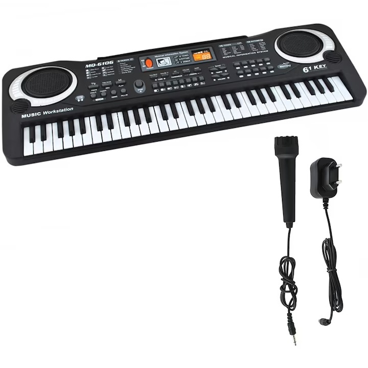 Orga electronica pentru copii cu 61 de clape KlaussTech