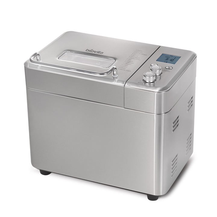 Masina de Paine, Biovita BAKER, 600W, 15 Programe, Dispenser Ingrediente