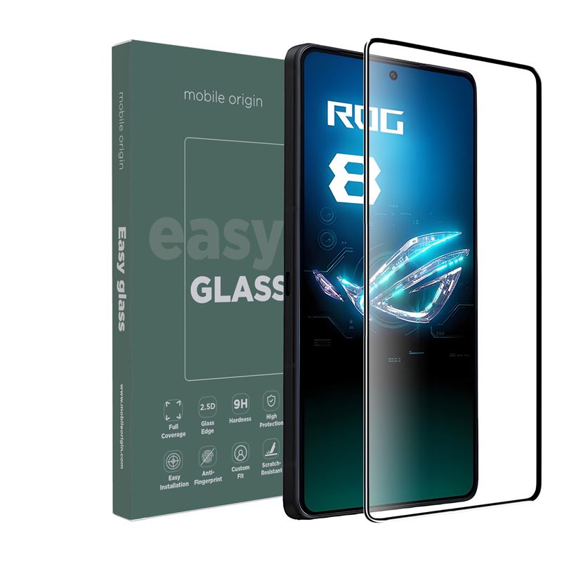 Folie sticla Mobile Origin EasyGlass compatibila cu Asus ROG Phone 8 Pro Black