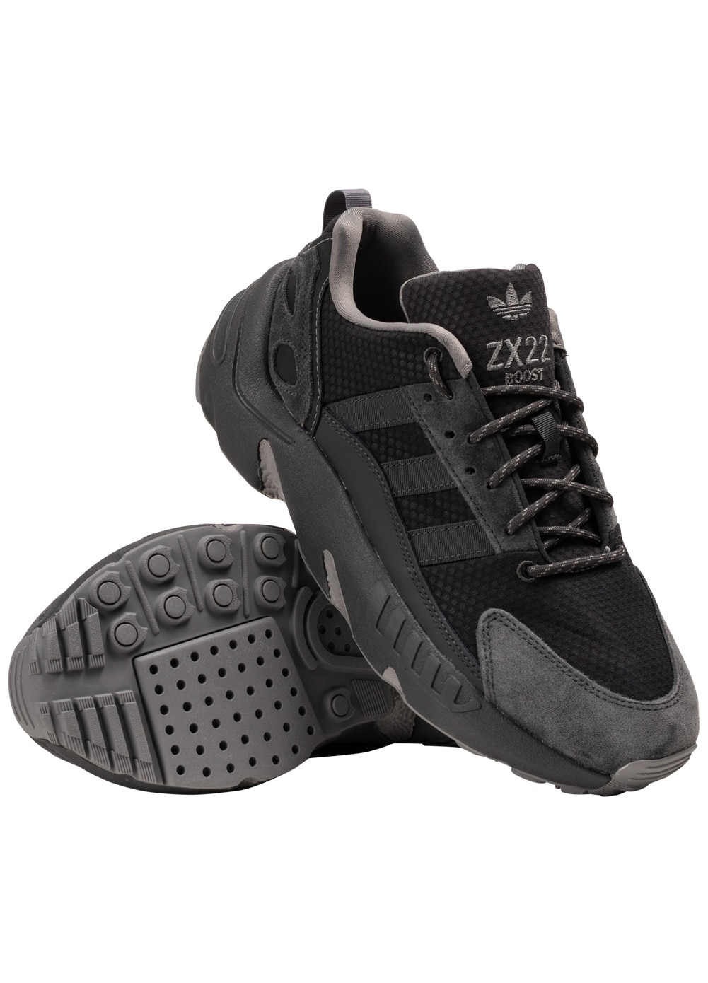 li　36 Tenisi barbati Adidas ZX 22 BOOST, negru, piele naturala, sistem