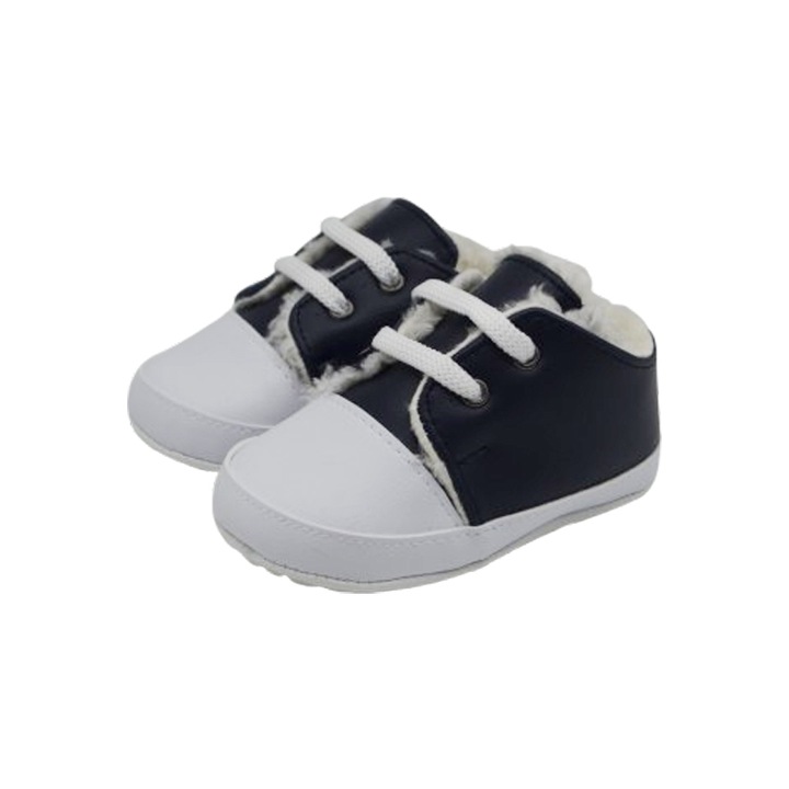 Pantofi imblaniti pentru bebelusi, Mini Junior, PNTF-MJ3, Bleumarin 114529