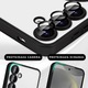 Husa pentru Samsung Galaxy A36 DaDen® MagSafe Luxury compatibil cu protectie camera, Ultra Protectie, Transparent cu margini negre